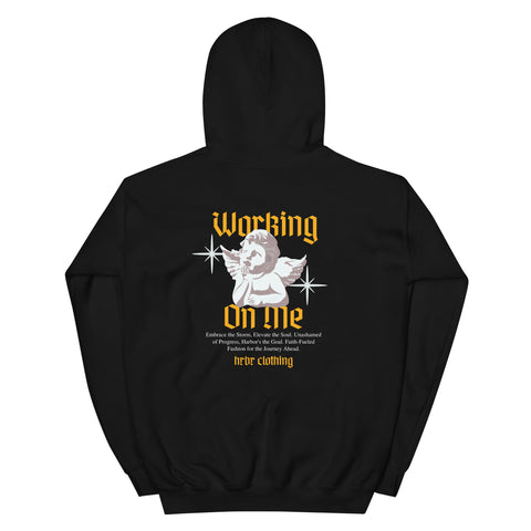 working on me hoodie